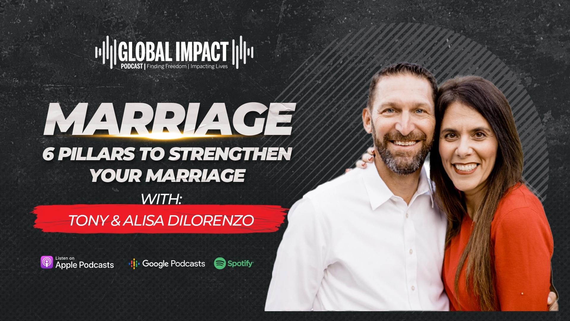 Episode 47 | Marriage: 6 Pillars to Strengthen Your Marriage with Tony and Alisa Dilorenzo